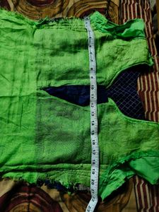 Parrot Green Ethnic Anarkali Kurti
