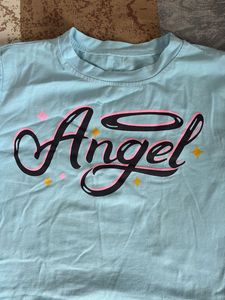 Light Blue  Crop Top