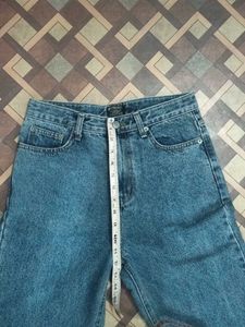⚡ ⚡ Flash Sale ⚡ ⚡-Waisted Blue Denim Jeans