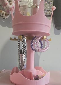 Exquisite Blush Crown Jewelry Stand – Limited
