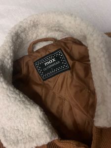 Brown Corduroy Sherpa Jacket
