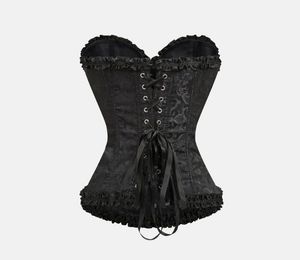 Black Ruffle Corset