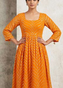 Beautiful Orange Kurta Set