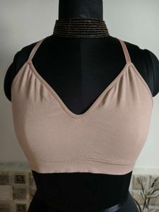 Comfortable Beige Bra 32"-34"