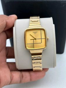 Women's Rose Gold Square Watch