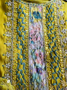 Party Wear Kurta Set With Inner Lining