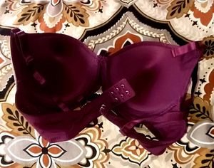 Plum Padded Underwire Bra