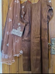 Lavender Kurta Set with Dupatta
