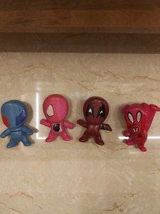 Spiderman Character Figurines Set
