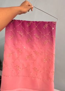 Stunning Ombre Embellished Saree