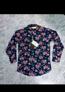 Zara Floral Shirt Size M