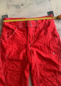 Utility Red Shorts