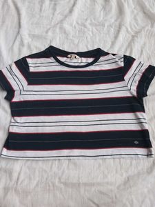 Striped Round Neck T-Shirt