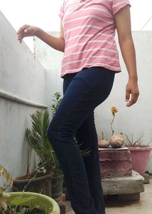 blue denim jeans