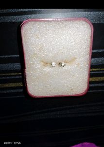 Combo Of Pure-Silver Ring 💍+Silver Studs 🌸
