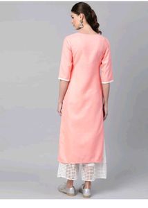 Elegant Peach Kurta Set