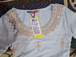 Vishudh Geometric Kurta With Sharara &amp;Dupatta Set