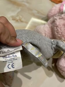 Cute Bunny Doll with Striped Hat