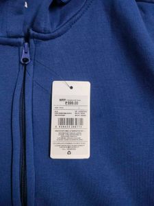 SHEIN Blue Zip Up Hoodie