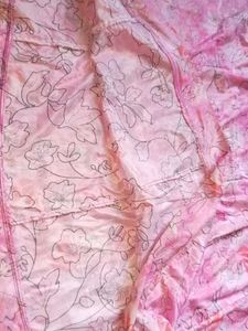 Pink Floral Lehenga Choli Set