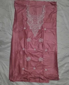 “Eid Special Unstitched Cotton Suit with Dupatta