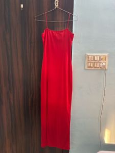 Stunning Red Bodycon Maxi Dress