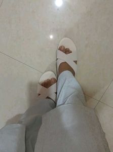 Stylish White wedges Sandals
