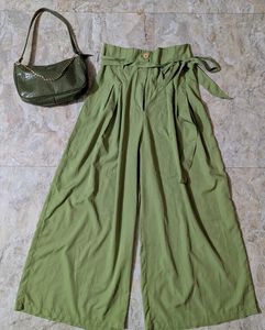 Wide Leg Pants with Tie Waist🎀