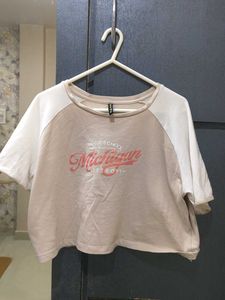 Michigan oversized tee with pants (coord)