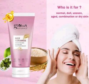 Globus Naturals Rice Ceramide Face Wash