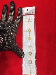 Gold Tone Crystal Bracelet