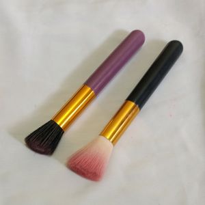 2 Piece 99 Multy Colour Makeup Brush
