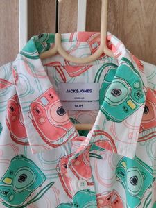 Jack &amp; Jones Camera Print Shirt