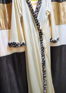 Elegant Cheetah Print Nightgown