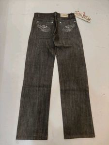Y2K Back Pocket Embroidery Denim