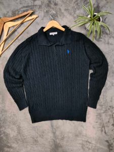 US Polo Cable Knit Sweater