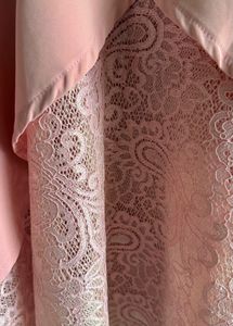 Pink Lace Trim Mini Dress🌸