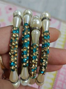 Pearl & Rhinestone Hair Clips
