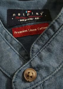 Men's Blue Denim Shirt