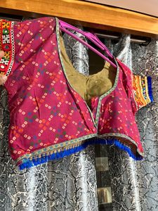 Vibrant Embroidered Folk Skirt