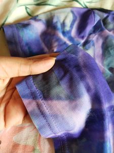 Sheer Floral Print Top