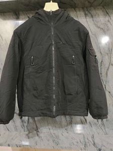 Men's Dark Hooded Jacket