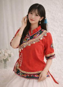 Vibrant Embroidered Ethnic Blouse