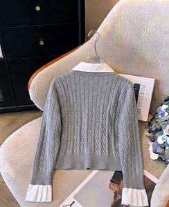Old money Grey Sweater