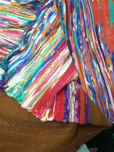 Vibrant Boho Rag Rug
