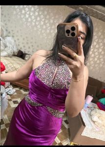 Elegant Purple Evening Gown🎀🦋🌻