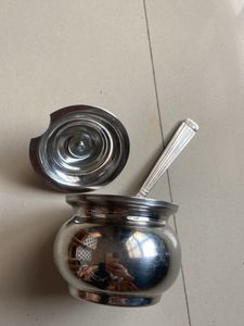 Ghee Dani Container With Spoon