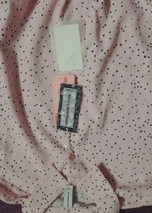 Cute Pink Star Print Top