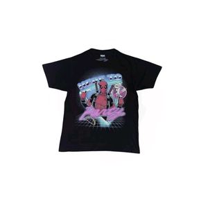 Deadpool ‘Here to Party’ Retro Marvel Tee 🕶️🎉