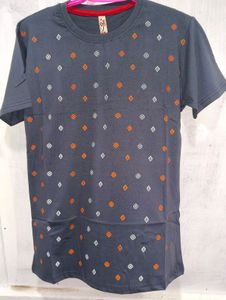 Patterned Short Sleeve T-Shirt